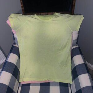 Lululemon short sleeve swiftly tech lemon sorbet